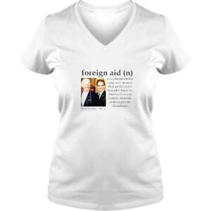 VLadies Biden Anti Biden Foreign Aid TShirt