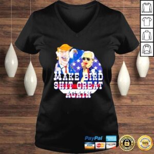 VLadies Biden Bird Poop Trump Eagle Bird Shit Biden Republican Shirt