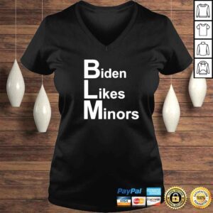 VLadies Biden likes minors BLM classic shirt