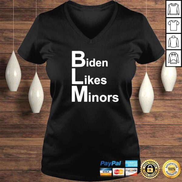 Biden likes minors BLM classic shirt - Image 2