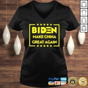 VLadies Biden make China great again shirt