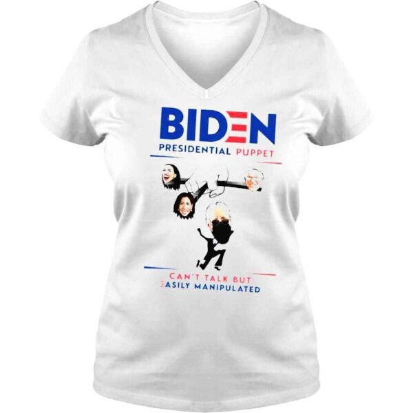 Biden presidential puppet cant talk but easily manipulated shirt - Image 2