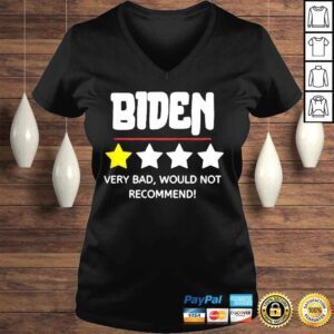 VLadies Biden very bad would not recommend shirt