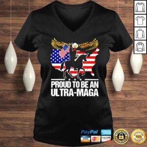 VLadies Bigfoot riding unicorn proud to be an UltraMaga shirt