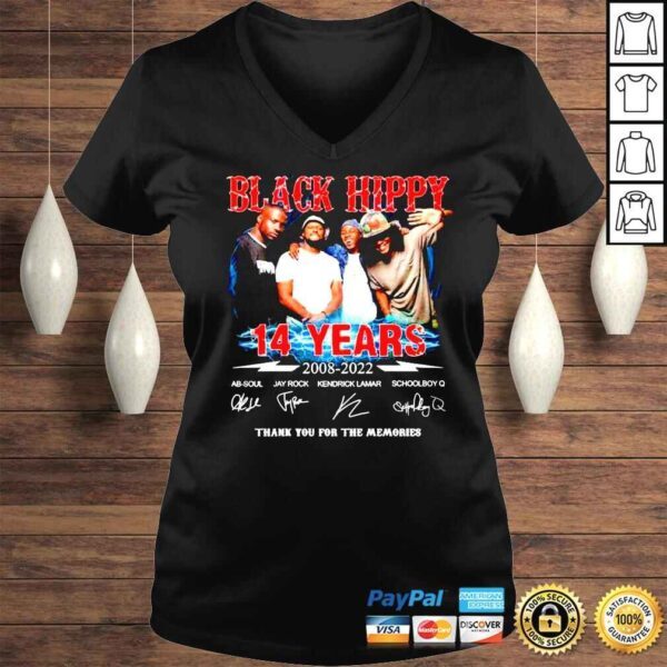 Black Hippy 14 years 2008 2022 shirt - Image 2