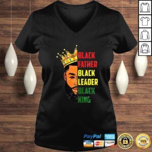 VLadies Black King African American Natural Afro shirt