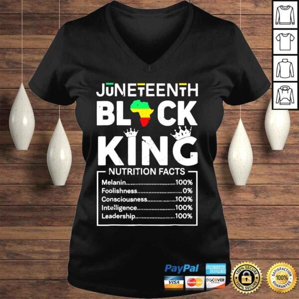 Black king juneteenth 1865 independence day black pride shirt - Image 2