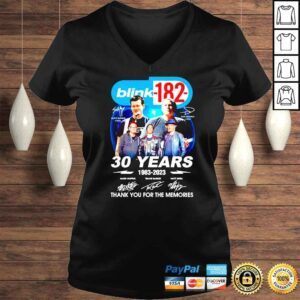 VLadies Blink 182 30 years 1983 2023 thank you for the memories shirt