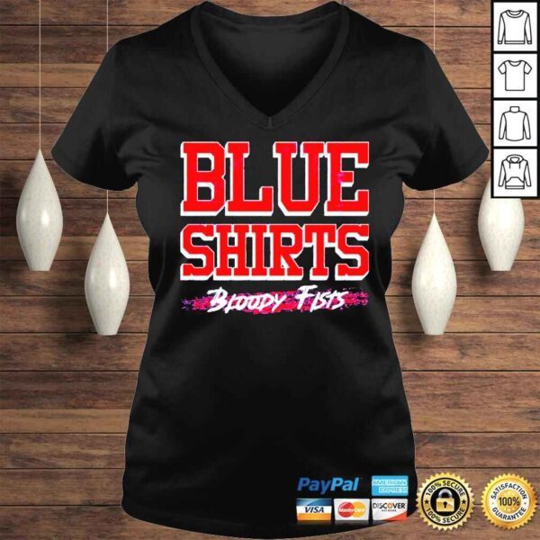 Blue Shirts Bloody Fists New York Hockey shirt - Image 2