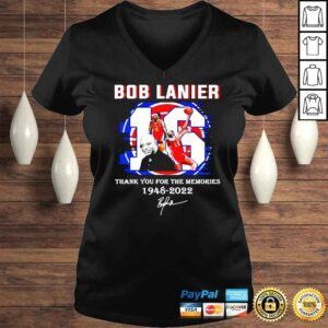 VLadies Bob Lanier thank you for the memories 1948 2022 signature shirt