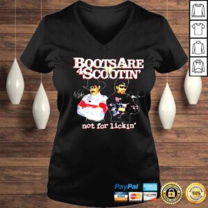 VLadies Boots Are 4 Scootin Not For Lickin Signatures Shirt