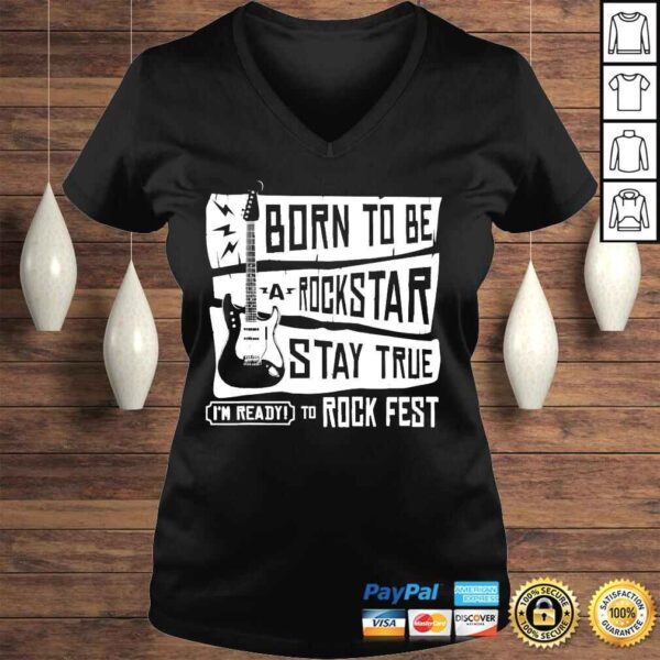 Born to be a rockstar shirt - Image 2