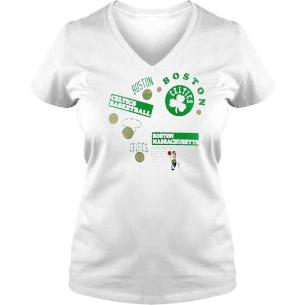 Boston Celtics Basketball Boston Massachusetts shirt - Image 2