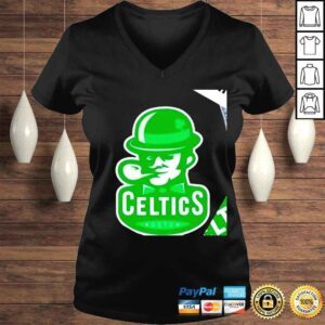 VLadies Boston Celtics Leprechaun logo shirt