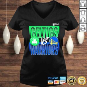 VLadies Boston Celtics vs Golden State Warriors 2022 NBA Finals Matchup Know The Game Tshirt