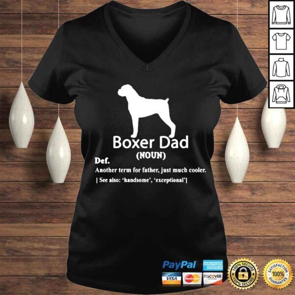 Boxer Dad Definition For Father Or Dad shirt - Image 2