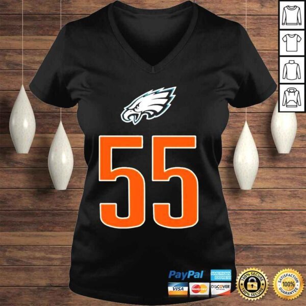 Brandon graham 55 fly eagles fly shirt - Image 2