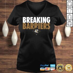 VLadies Breaking barriers jackie robinson 42 shirt