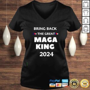 VLadies Bring back the great Maga King 2024 Tshirt