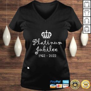 VLadies British Queen Monarchy Platinum Jubilee 19522022 shirt