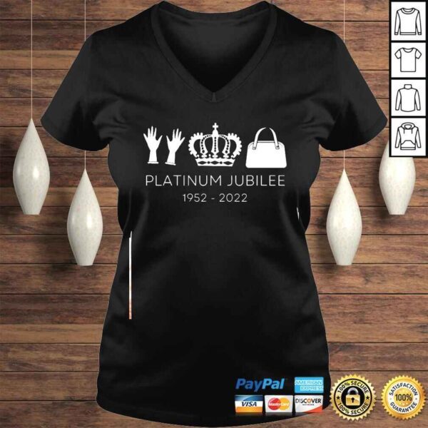 British Queen Platinum Jubilee 1952 – 2022 70th Anniversary TShirt - Image 2