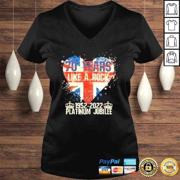 British queen monarchy platinum jubilee 70th anniversary shirt - Image 2