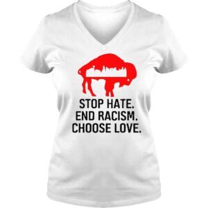 VLadies Buffalo Bills Choose Love Shirt Stop Hate End Racism Choose Love shirt