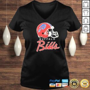 VLadies Buffalo Bills Inspired Logo rugby shirt