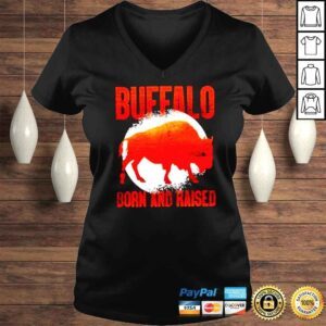 VLadies Buffalo Born And Raised TShirt