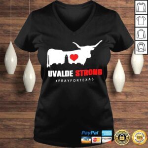 VLadies Buffalo City Uvalde Strong Pray For Texas Anti Gun Pray For Texas shirt