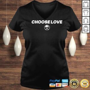 VLadies Buffalo Sabres Choose Love Shirt