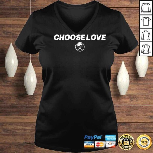 Buffalo Sabres Choose Love Shirt - Image 2