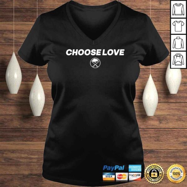 Buffalo Sabres Choose Love TShirt - Image 2