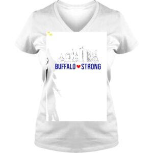 VLadies Buffalo Strong City Of Good Neighbors Pray For Buffalo Shirt