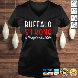 VLadies Buffalo Strong Pray For Buffalo TShirt