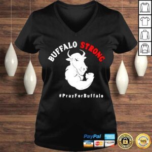 VLadies Buffalo Strong Pray For Buffalo t Shirt