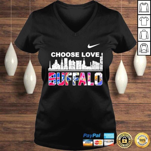 Buffalo city team player choose love signature shirt - Image 2