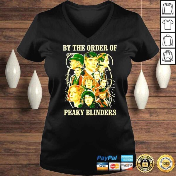 By the order of Peaky Blinders signatures shirt - Image 2