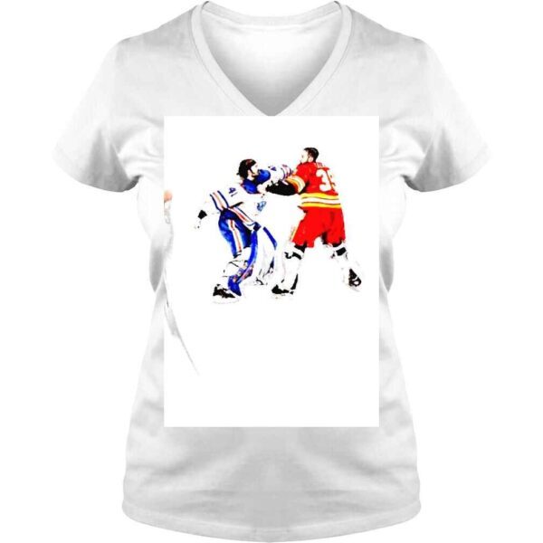 Cam Talbot Mike Smith Fight Battle Of Alberta Shirt - Image 2