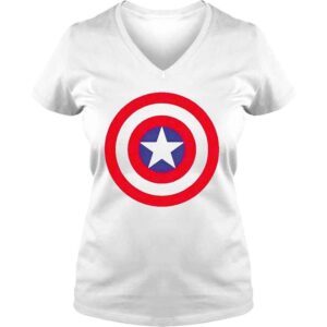 VLadies Captain America shield shirt