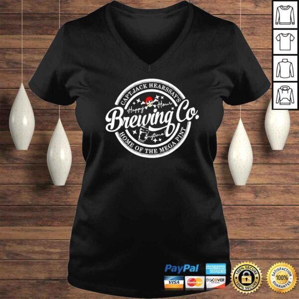 Captain Jack Hearsay’s Brewing Co Home Of The Mega Pint TShirt - Image 2