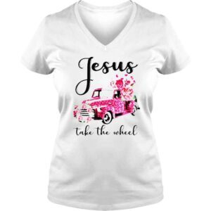 VLadies Car Jesus take the wheel shirt