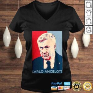 VLadies Carlo ancelottI coach real madrid champions league final 2022 shirt