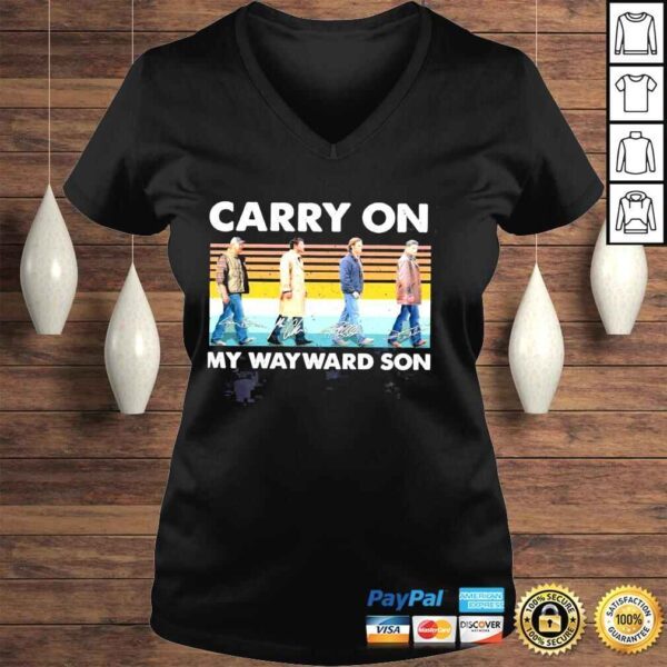 Carry on my way ward son vintage shirt - Image 2