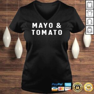 VLadies Cass City Mayo And Tomato Shirt