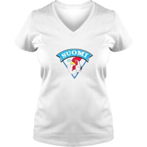 VLadies Ccm Suomi Chicken 25 Finland Hockey TShirt