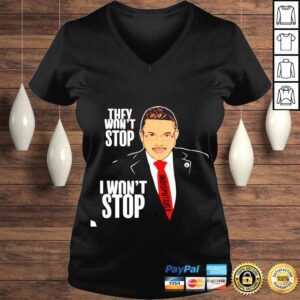 VLadies Cenk Uygur They Wont Stop I Wont Stop shirt