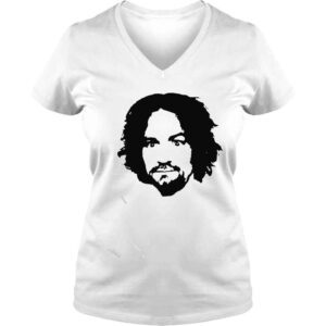 VLadies Charles Manson white and black shirt