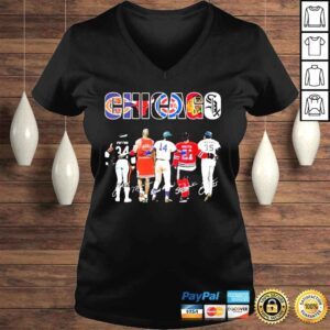 VLadies Chicago team sports payton Jordan banks mikita thomas signatures shirt