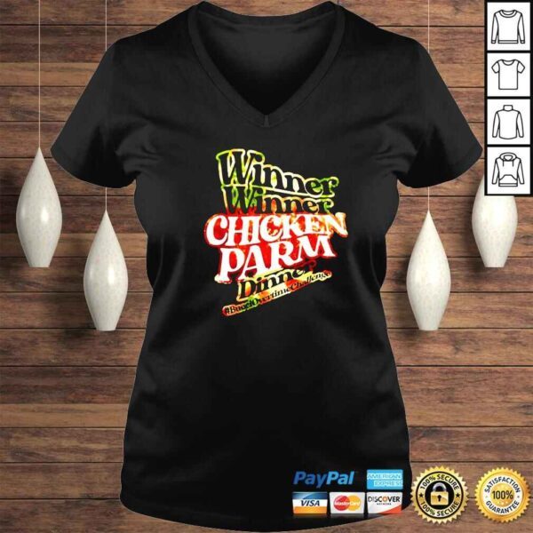 Chicken Parm Esq Sauce Hockey Winner Winner Chicken Parm Dinner #Bucciovertimechallenge Shirt - Image 2